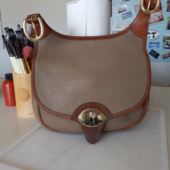 Dooney & Bourke Vintage Calvary Saddle Bag Crossbody - Picture 8 of 14